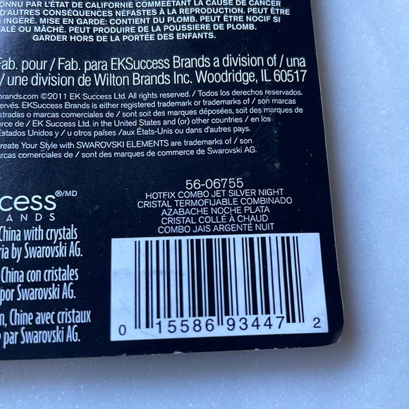 Swarovski | HotFix Combo Pack in Jet Silver & Night Crystals - Picture 7 of 7